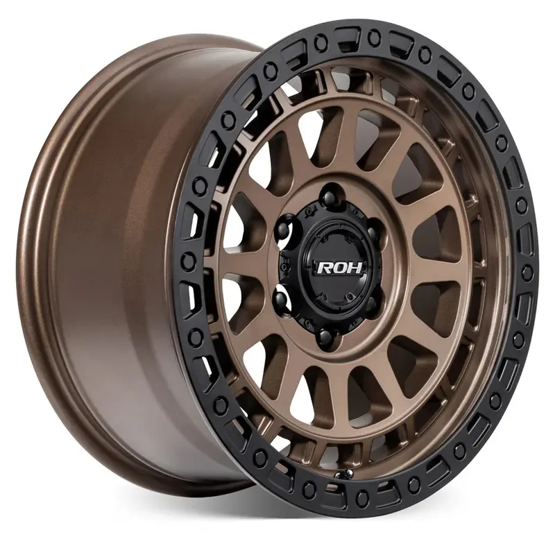 Roh Alloy Assault - Matt Bronze, Matt Black Lip 17X9 / 6X139.7 / +40 Offset 2