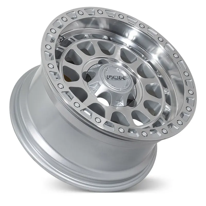 Roh Alloy Assault - Silver With Machined Finish 17X9 / 6X139.7 / +12 Offset 2