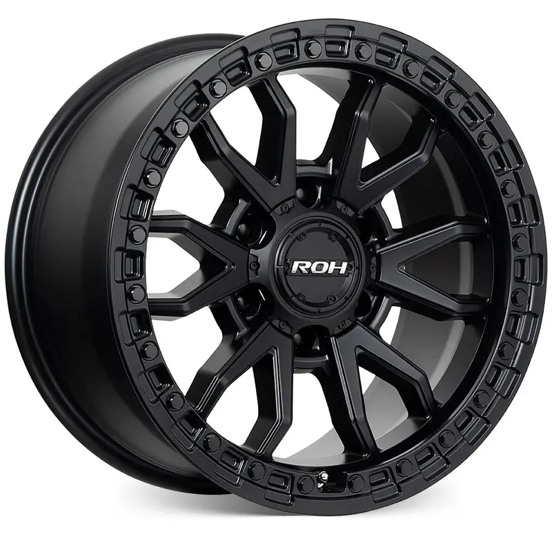 Roh Raid - Matt Black 17X9 / 6X139.7 / 35 Offset 1