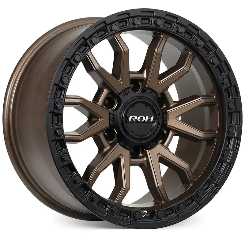 Roh Raid - Matt Bronze, Black Lip 17X9 / 6X139.7 / 12 Offset 1