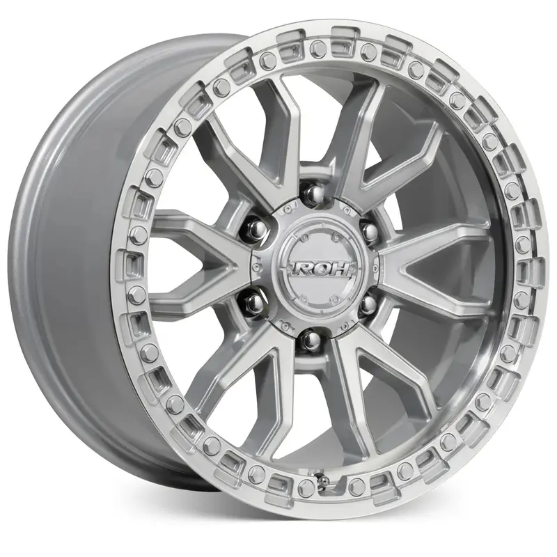 Roh Raid - Silver, Machine Face 17X9 / 6X139.7 / 12 Offset 1