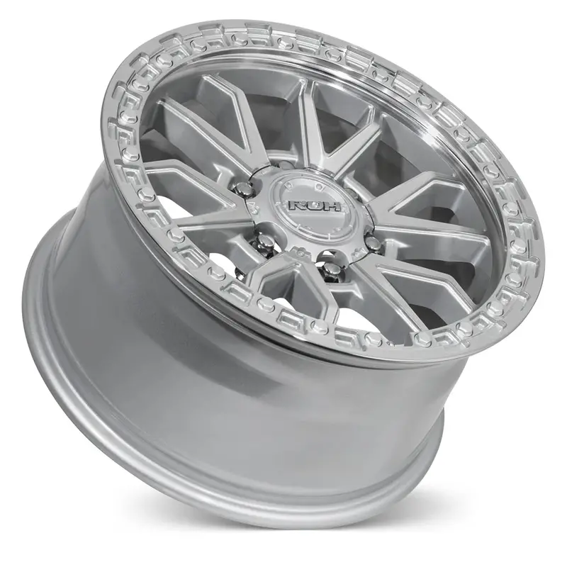 Roh Raid - Silver, Machine Face 17X9 / 6X139.7 / 35 Offset 2