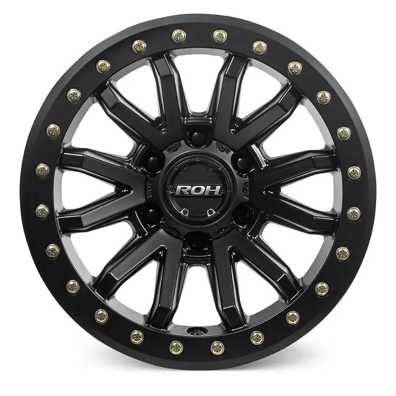 Roh Zullo - Matt Black 17X9 / 6X139.7 / -22 Offset 2