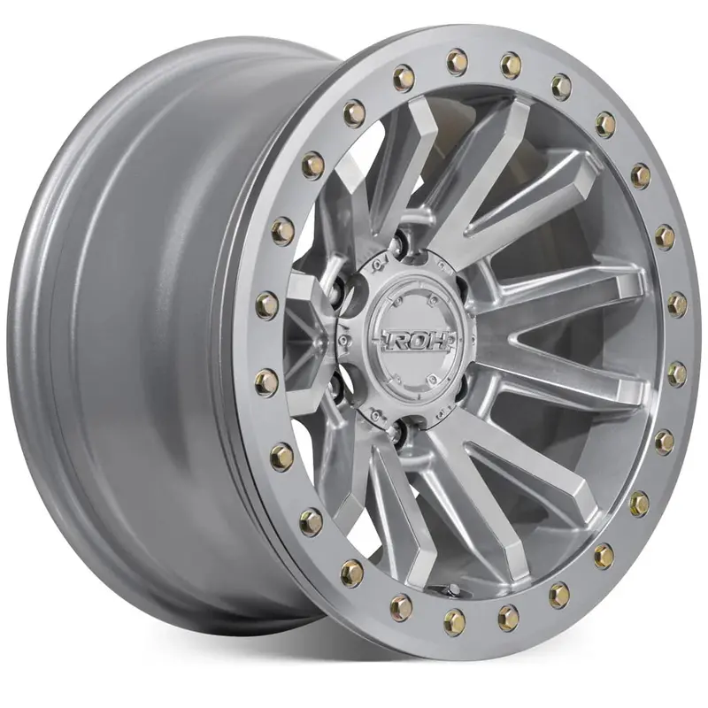 Roh Zullo - Silver With Machine Face 17X9 / 6X139.7 / -22 Offset 2