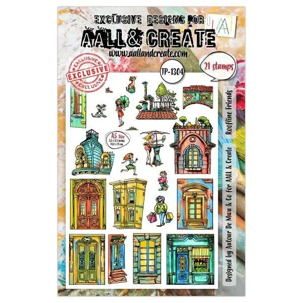 Roofline Friends - Clear Stamps 1