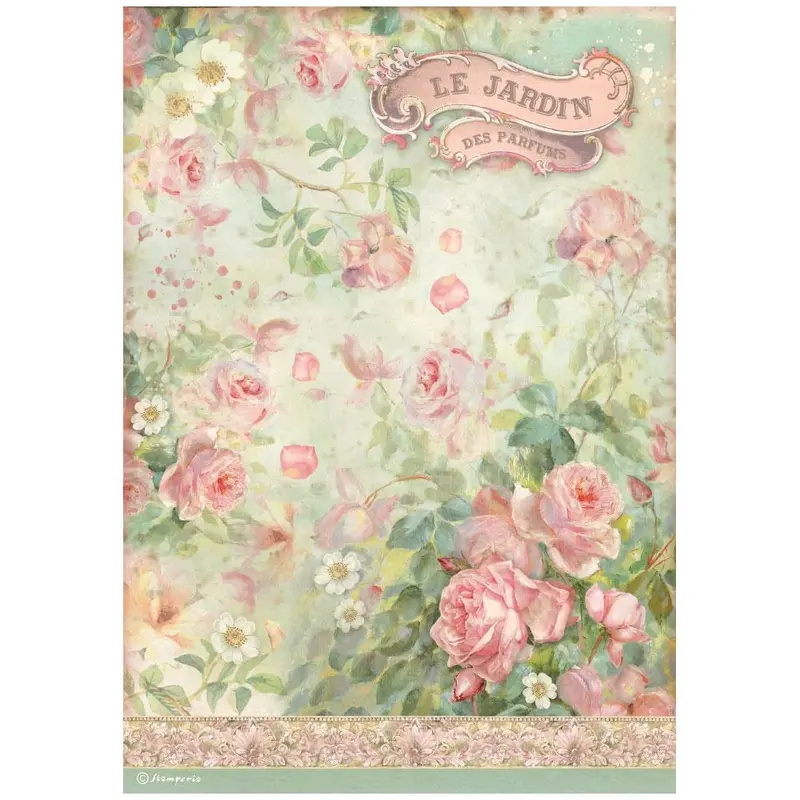 Rose Parfum - Le Jardin - Rice Paper 1