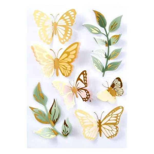 Rosie's Studio Golden Afternoon - Butterfly Embellishments 1