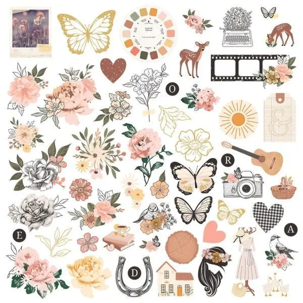 Rosie's Studio Golden Afternoon - Ephemera 1