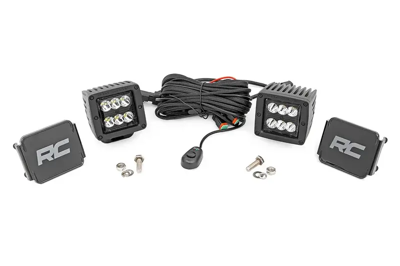 Rough Country 2" Cree Led Pod Lights (Pair) - Black Series 1