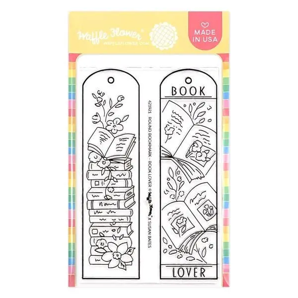 Round Bookmarrk - Book Lover Clear Stamps 1
