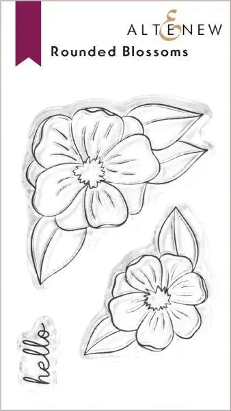 Rounded Blossoms - Clear Stamp Set 1
