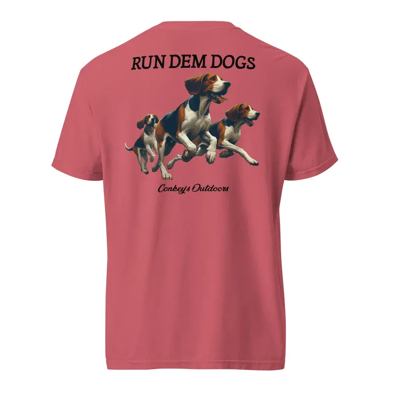 Run Dem Dogs Tactical-Style Graphic T-Shirt