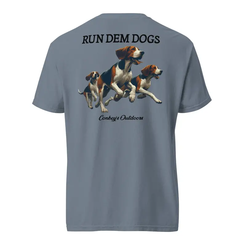 Run Dem Dogs Tactical-Style Graphic T-Shirt