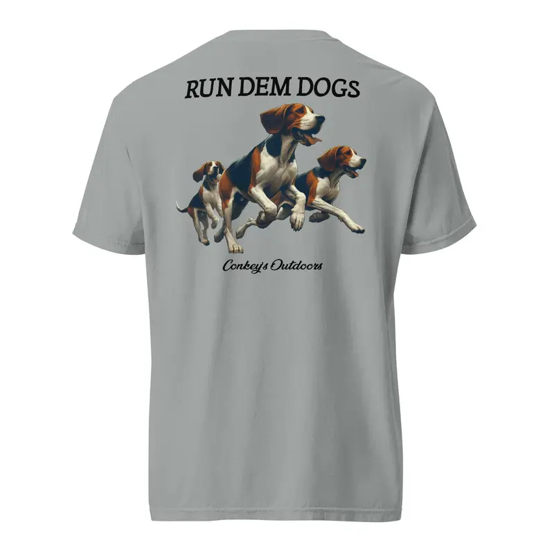 Run Dem Dogs Tactical-Style Graphic T-Shirt