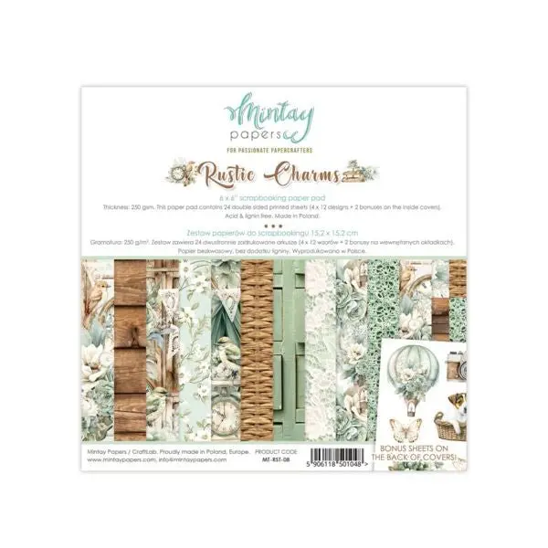 Rustic Charms - 6X6 Paper Pad 1