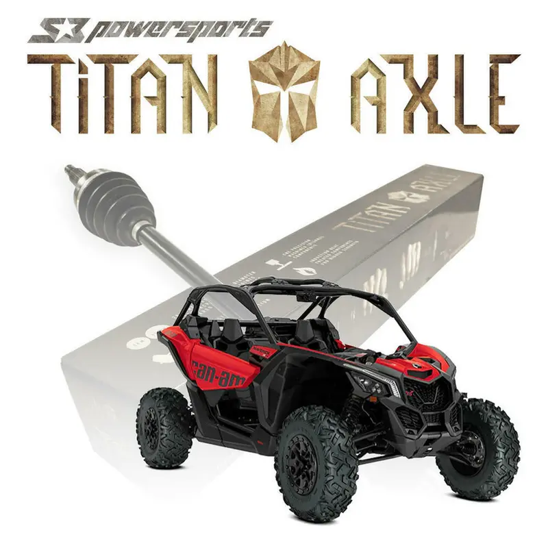 S3 Power Sports 64" Titan Axles - Can-Am Maverick X3 1