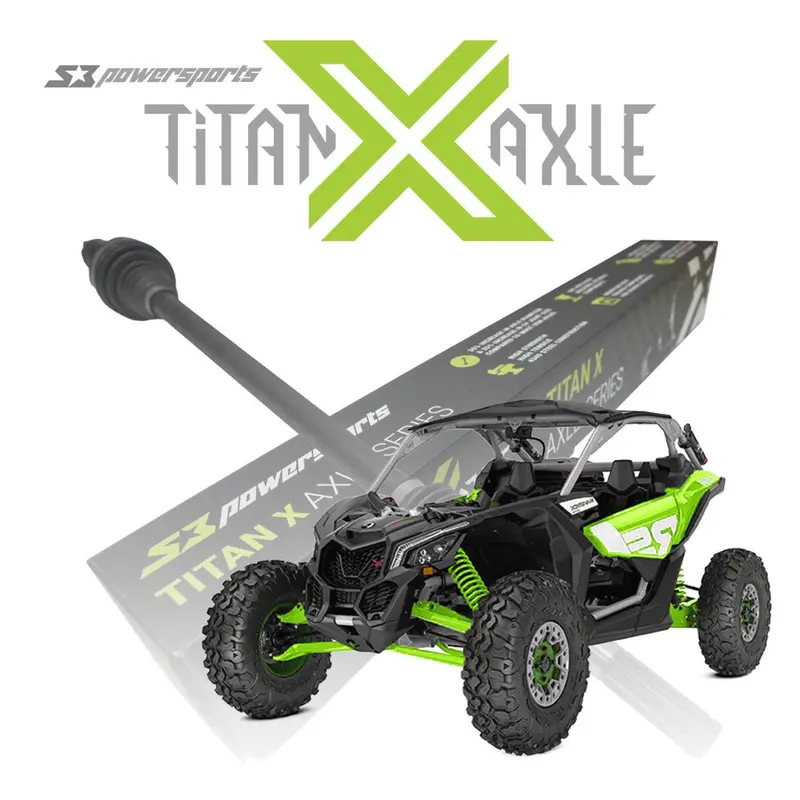 S3 Power Sports 72" Titan X Axles - Can-Am Maverick X3 1