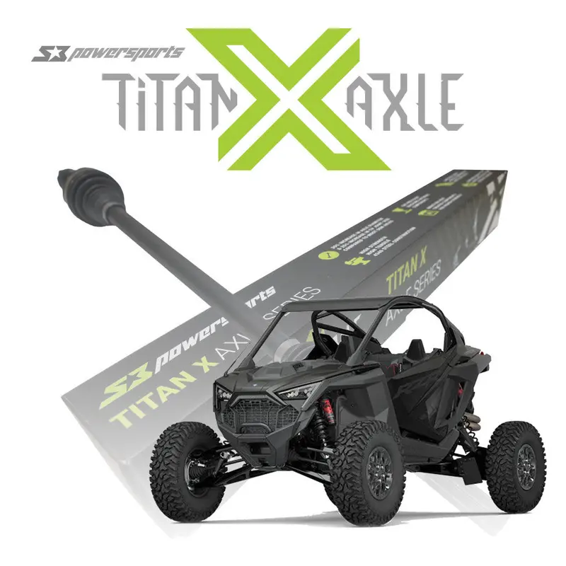 S3 Power Sports Titan X Axles - Polaris Rzr Pro R / R 4 1