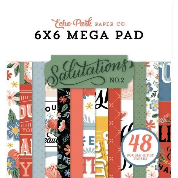 Salutations No. 2 - Cardmakers 6X6 Mega Pad 1