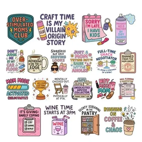Sassy Mom Phrases - Ephemera 1