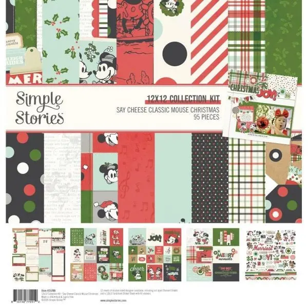 Say Cheese Classic Mouse Christmas - 12X12 Collection Pack 1