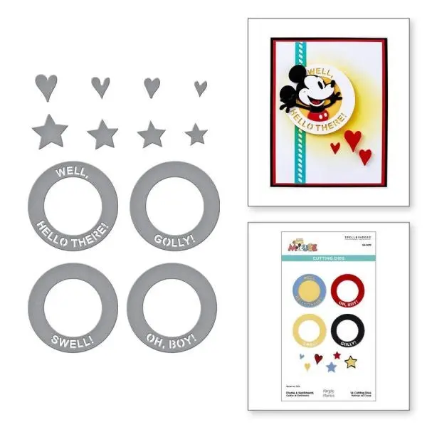 Say Cheese Classic Mouse - Dies - Frames & Sentiments 1