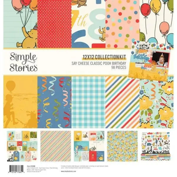 Say Cheese Classic Pooh Birthday - 12X12 Collection Pack 1