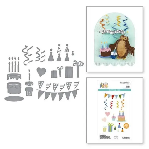 Say Cheese Classic Pooh Birthday Collection - Classic Pooh Birthday Accessories Dies 1