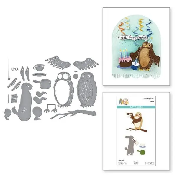 Say Cheese Classic Pooh Birthday Collection - Rabbit & Owl Dies 1
