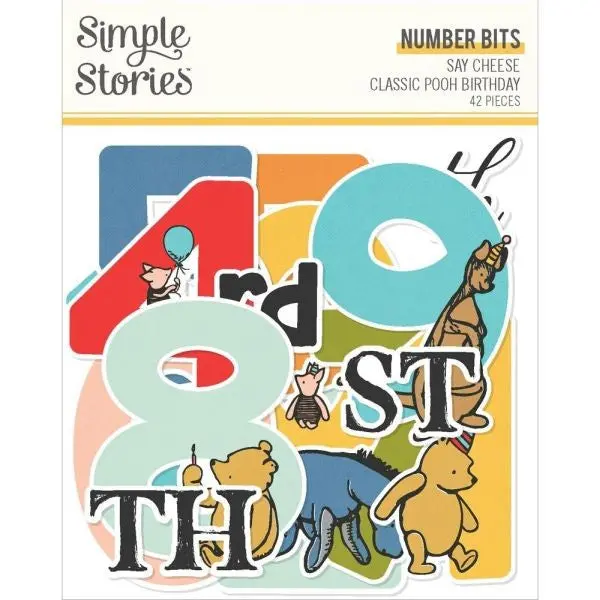 Say Cheese Classic Pooh Birthday - Number Bits & Pieces 1