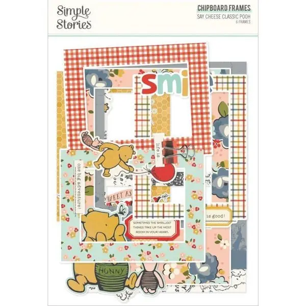 Say Cheese Classic Pooh - Chipboard Frames 1