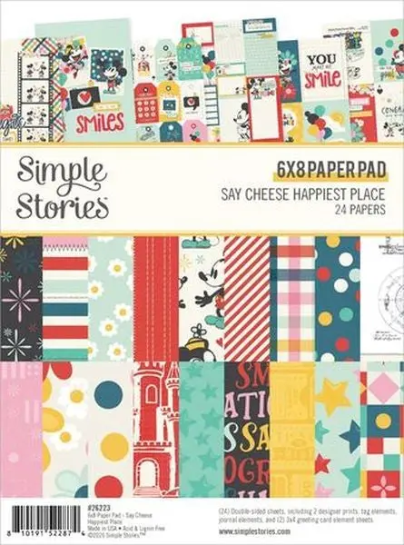 Say Cheese Happiest Place - 6X8 Paper Pad 1