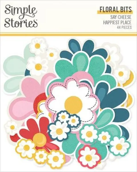 Say Cheese Happiest Place - Floral Bits & Pieces 1