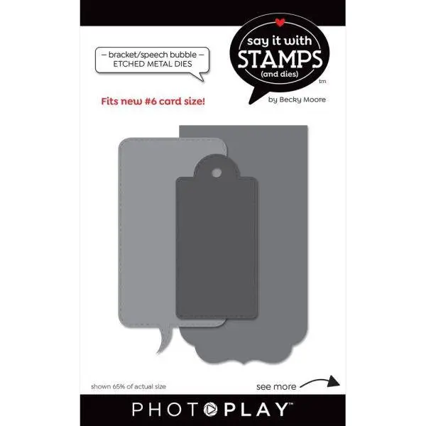 Say It In Stamps - #6 Bracket/Speech Bubble Dies 1