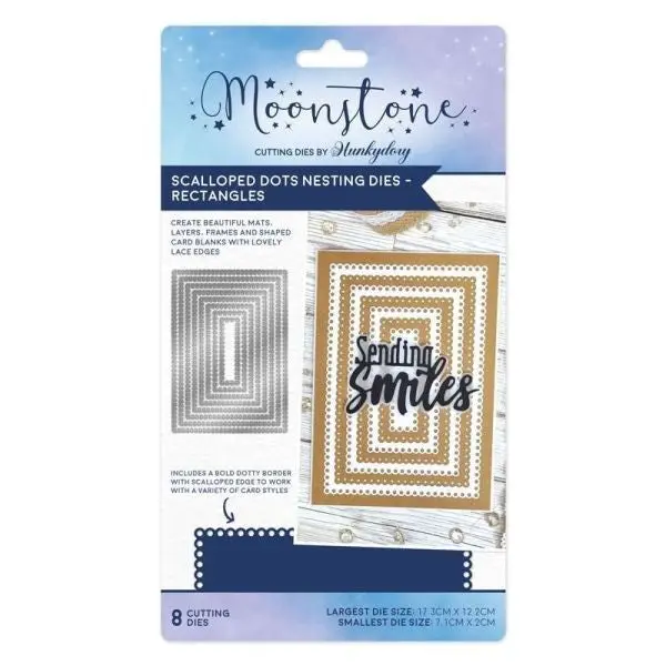 Scalloped Dots Nesting Dies - Rectangles 1