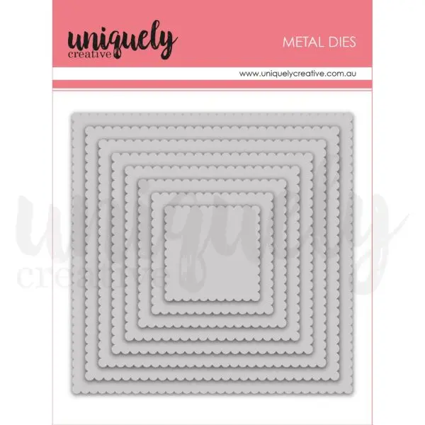 Scalloped Nesting Square Dies 1