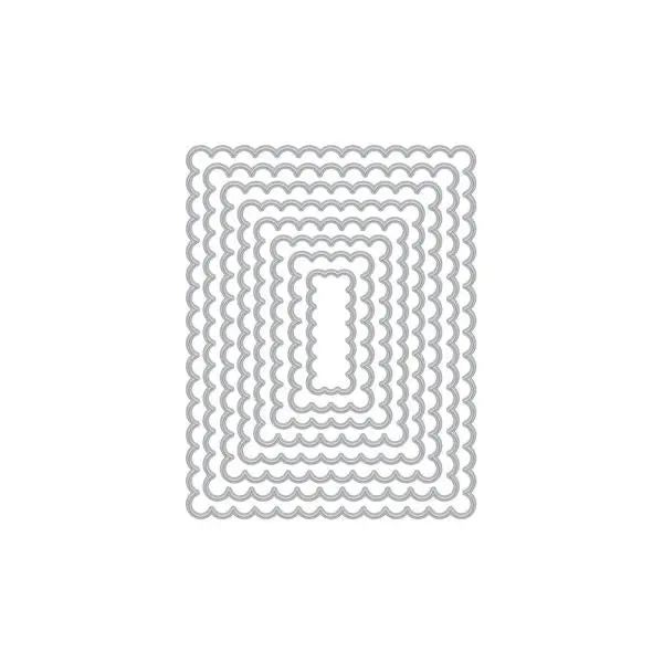 Scalloped Rectangle Infinity Dies 1