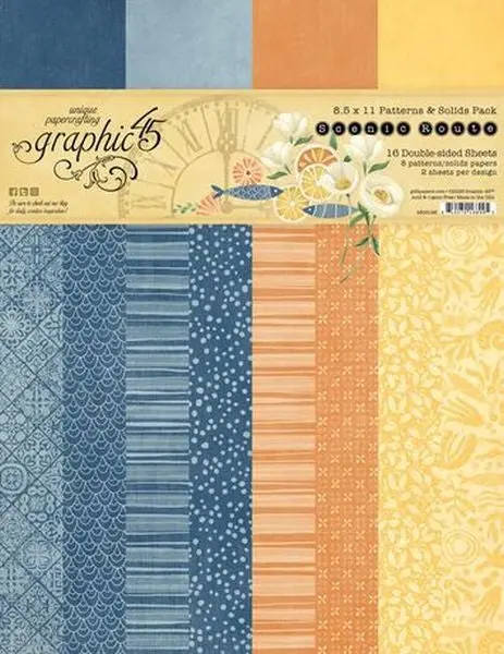 Scenic Route - 8.5X11 Collection Pack - Patterns & Solids 1