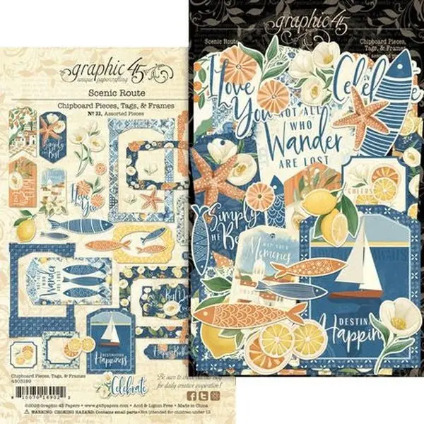 Scenic Route - Chipboard Tags & Frames 1