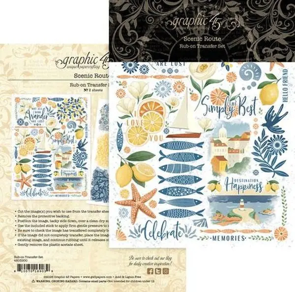 Scenic Route - Rub Ons 1