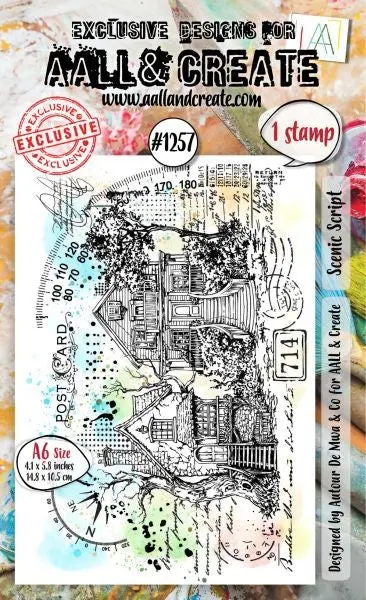 Scenic Script - Clear Stamps 1