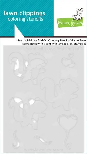 Scent With Love - Add On - Coloring Stencils 1
