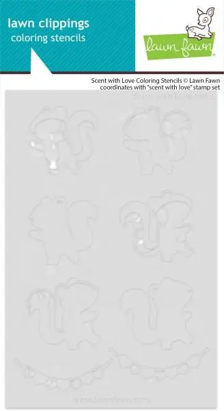 Scent With Love - Coloring Stencils 1