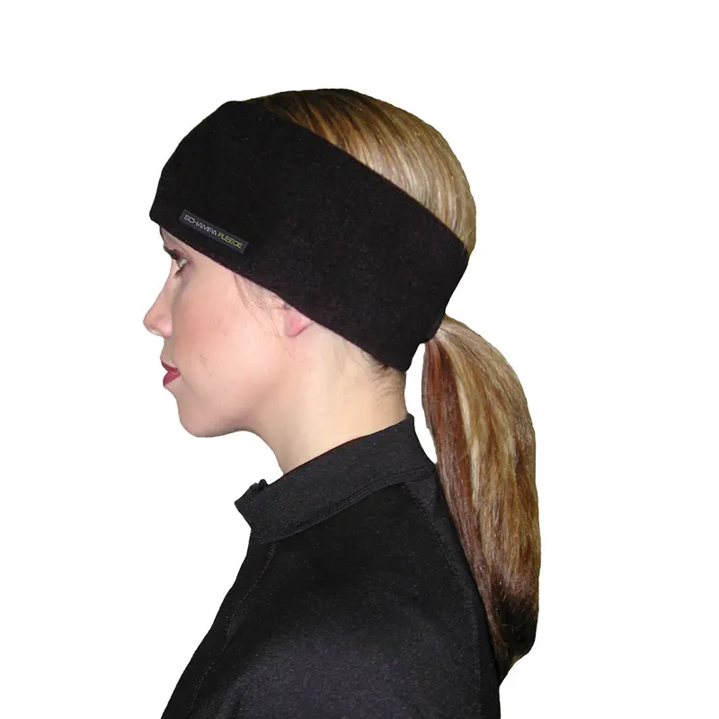 Schampa Fleece Ponytail Headband Double Layer 1