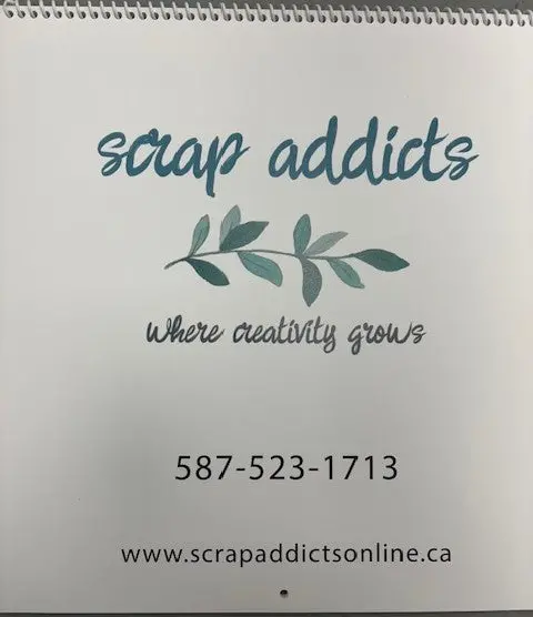 Scrap Addicts 2025 Dated Calendar 1