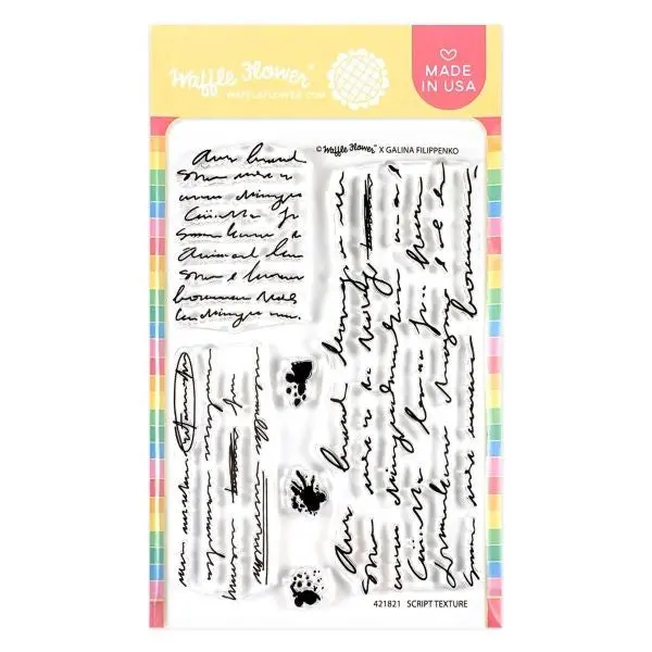 Script Texture - Clear Stamps 1