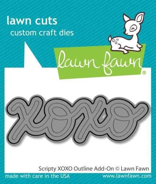 Scripty Xoxo Outline Add On Die 1