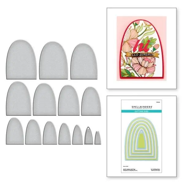 Sealed 3D Botanical Collection - Arch Labels And Tag Dies 1