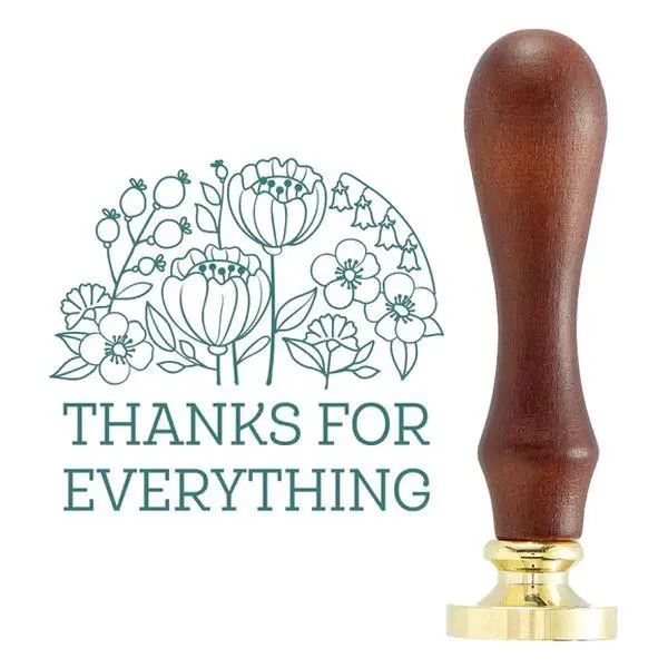 Sealed For Summer Collection - Thanks For Everything Wax Seal Stamp 1