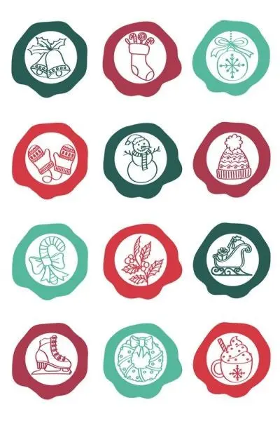 Sealed With Christmas Wishes - Clear Stamps 1